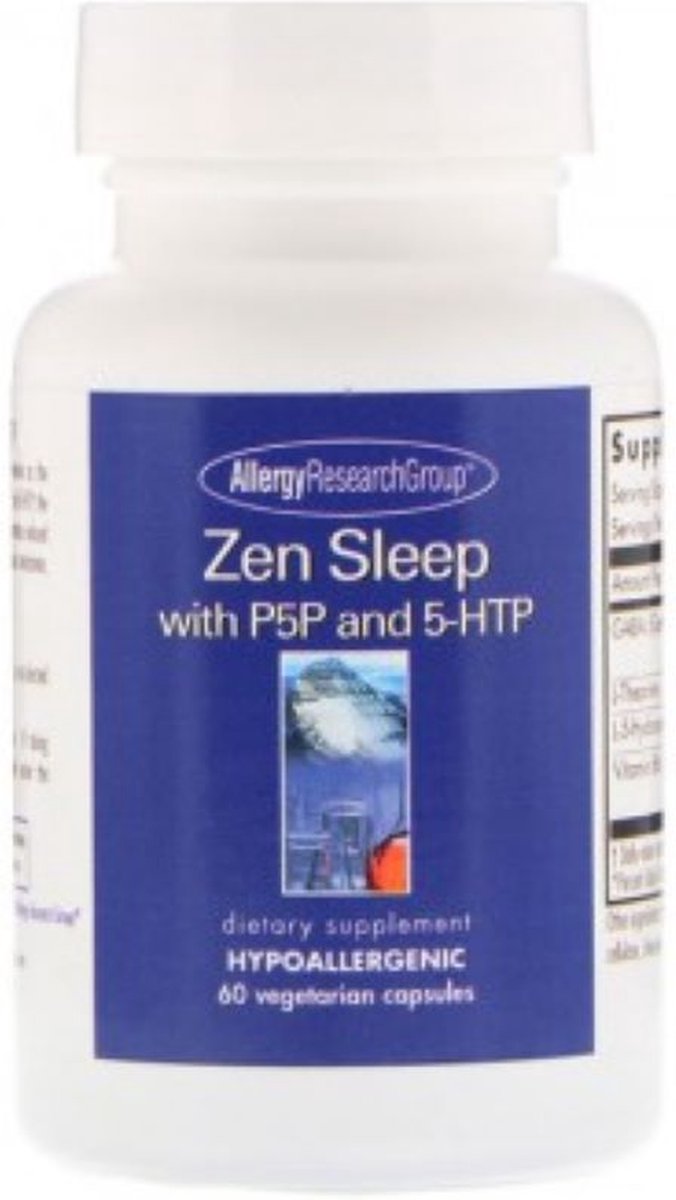 Zen Sleep with P5P and 5-HTP 60 Vegetarian Capsules - Allergy Research Group