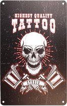 Tattoo decoratief bord