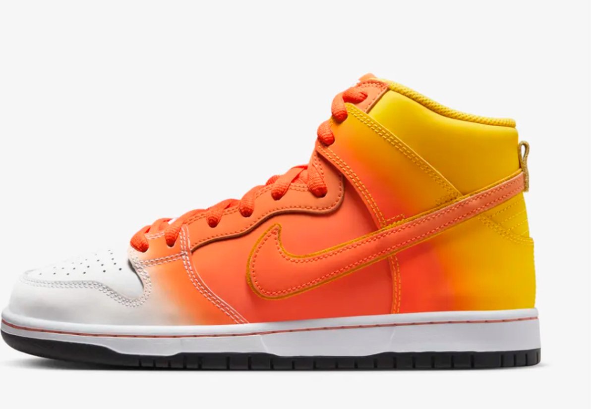 Nike SB Dunk High Pro | Sweet Tooth Candy Corn | Amarillo/Orange| FN5107-700 | Maat 39