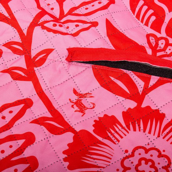 DWAM Couverture de Protection Voiture Chien – Tapis de Voiture – Rose – Tissu – Taille unique – 139 x 140 cm – La Fiesta