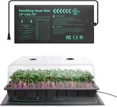 Kweekmat - verwarmingsmat planten - 100 Watt - 50 x 120 cm met EU stekker - zaden - stekjes - kiemen - ook geschikt voor onder terrariums - spat waterdicht - zonder regelaar