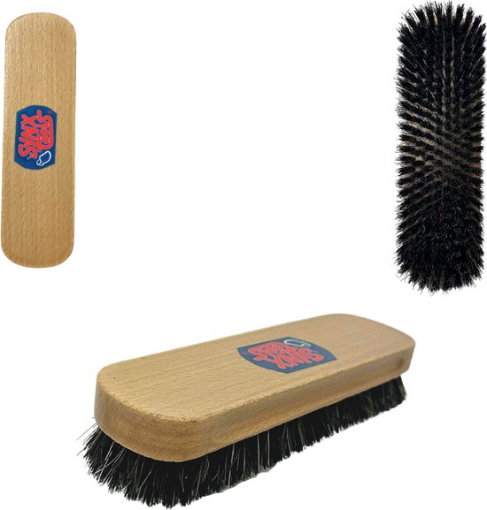 Synx Tools Houten Kledingborstel met Paardenhaarmix 18 cm - Pluizenverwijderaar - Pluizenborstel - Kleding/schoonmaakartikelen - Kleding reinigen - Pet Hair Remover — afbeelding 4