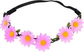 Haarband Bloemen Lila Paars Hoofdband Hair Flower Margriet Bloem Purple