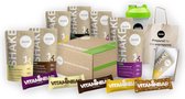 Starterbox Medium Original - Vegan Maaltijdvervanger – 6x Shake, 5x Vitaminebar, 1x extra Shake - Plantaardig, Rijk aan voedingsstoffen, Veel Eiwitten – incl. Tote Bag & Shakebeker