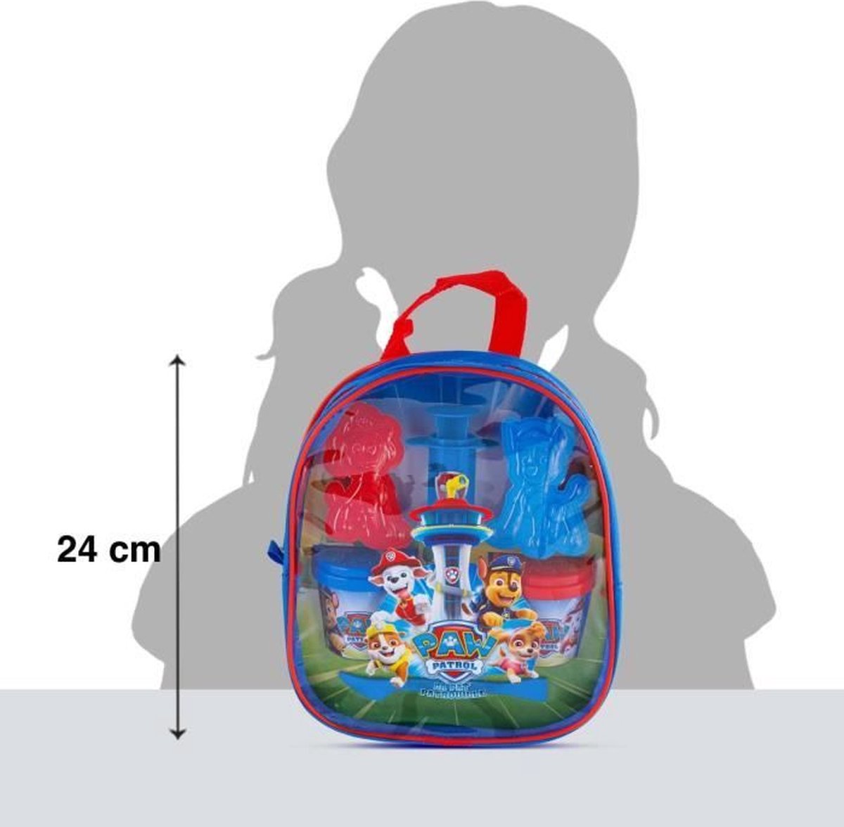 Sac à Dos Pat' Patrouille Canal Toys - Avec Pâte à Modeler Et Moules - Dès 3 Ans - Idée Cadeau