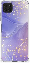 Back Cover geschikt voor Samsung Galaxy A22 5G Watercolor Paars