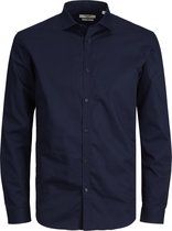 JACK&JONES PLUS JPRBLACARDIFF SHIRT L/S NOOS PLS Heren Overhemd - Maat EU3XL US1XL