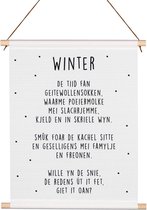 Friese Textielposter - Winter - Krúskes