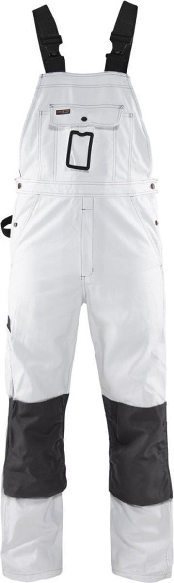 Blaklader Bretelbroek 2611-1210 - Wit/Donkergrijs - D104