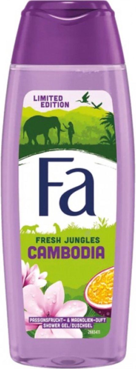 Goedkoopste Fa - Fresh Jungles Cambodia - Douchegel - Passievrucht & Magnolia - 250 ml