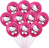 Hello kitty ballonnen- 8 stuks - verjaardag - versiering - ballon