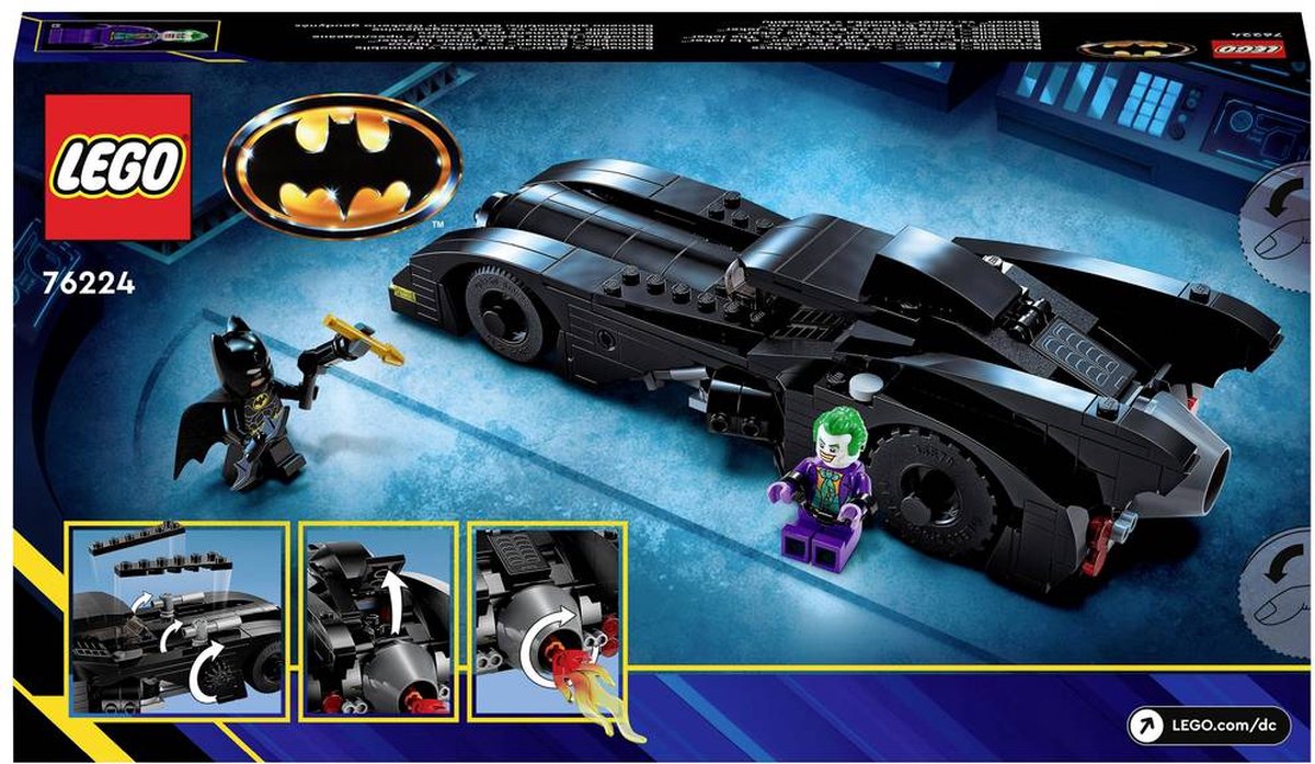 76224 - LEGO® DC - La Batmobile : Poursuite entre Batman et le Joker LEGO :  King Jouet, Lego, briques et blocs LEGO - Jeux de construction