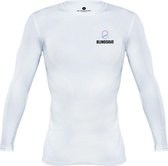 BLINDSAVE Compressie Shirt - Wit - Lange mouwen - XL