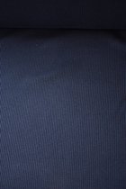 Wafelkatoen tricot uni donkerblauw 1 meter - modestoffen voor naaien - stoffen