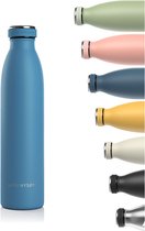 LARS NYSØM - 'Ren' Roestvrijstalen drinkfles 750ml - BPA-vrije geïsoleerde waterfles 0,75 Liter - Niagara