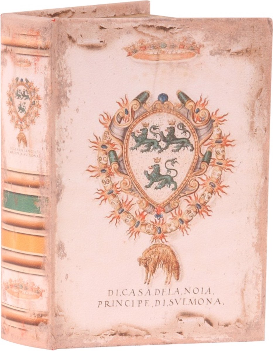 Baroque - Opberger - Boekendoos Di Casa 20 cm - 20x14x4 - PU Leather