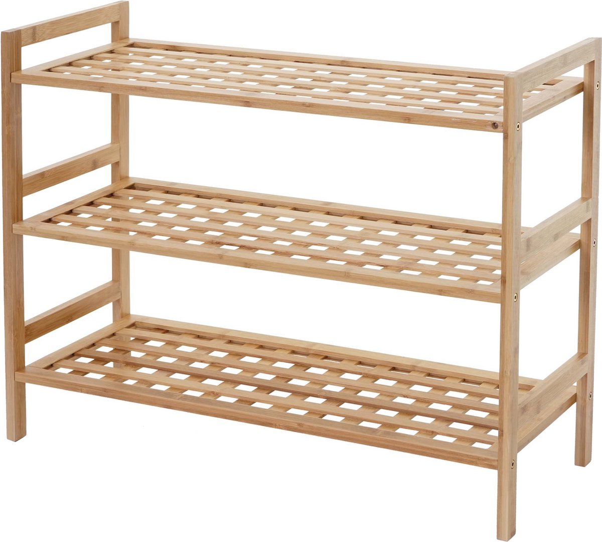 SogesHome Boekenkast, staand rek, opbergrek met 6 planken, deur en 2