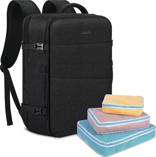 Sac à dos imperméable pour ordinateur portable pour homme, sac à dos noir,  sac léger, durable