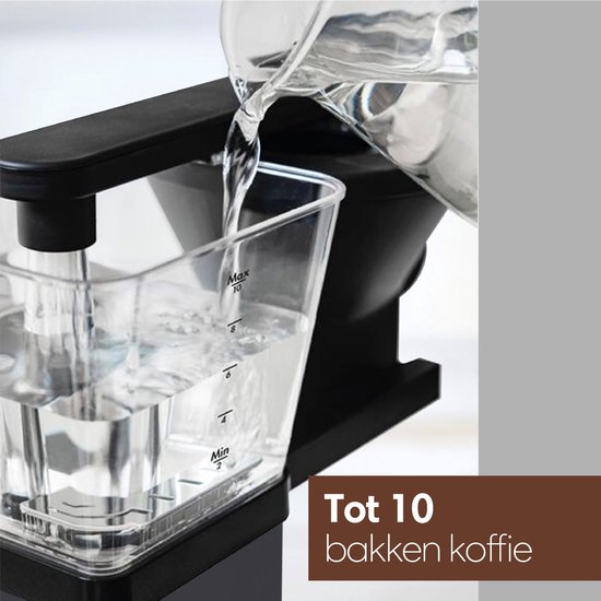 CoolHome Masterbrew Koffiezetapparaat - Koffiezetapparaat Filterkoffie - Met Blooming Functie - Zwart