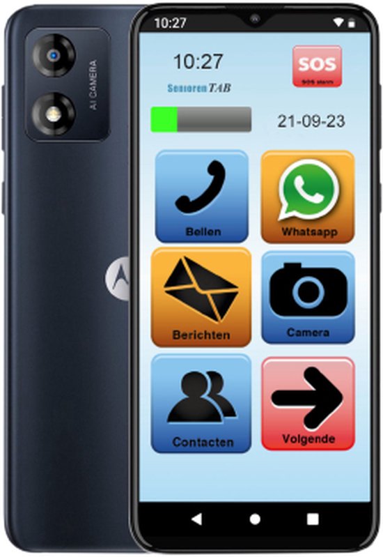 SeniorenTAB M - Senioren Smartphone op basis van Motorola - Veilig en  voordelig- 64GB... | bol