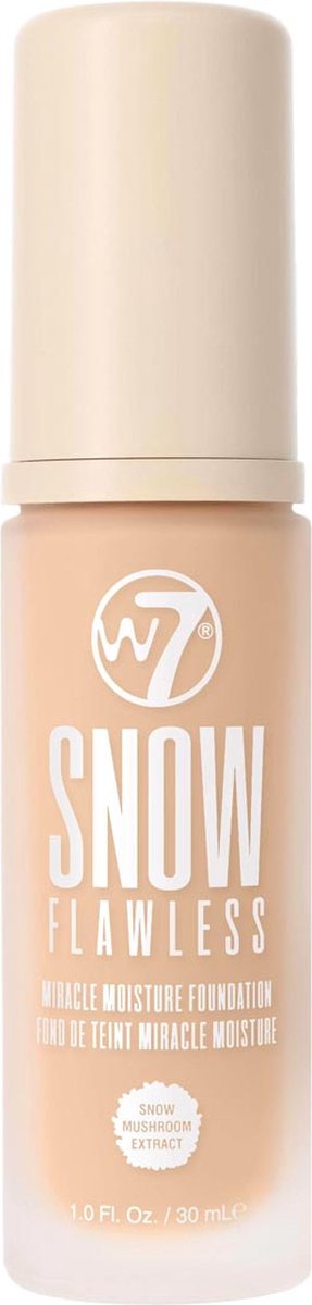 Goedkoopste W7 Snow Flawless Miracle Moisture Foundation - Early Tan