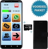 SeniorenTAB M-BE Voordeelpakket - Vlaamse Versie - Senioren smartphone op basis van Motorola - 64GB - 6.5 inch scherm - Inclusief beschermhoes