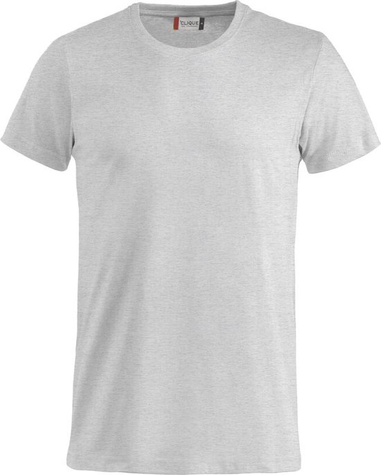 Clique 2 Pack Basic Fashion-T Modieus T-shirt kleur Ash maat 4XL