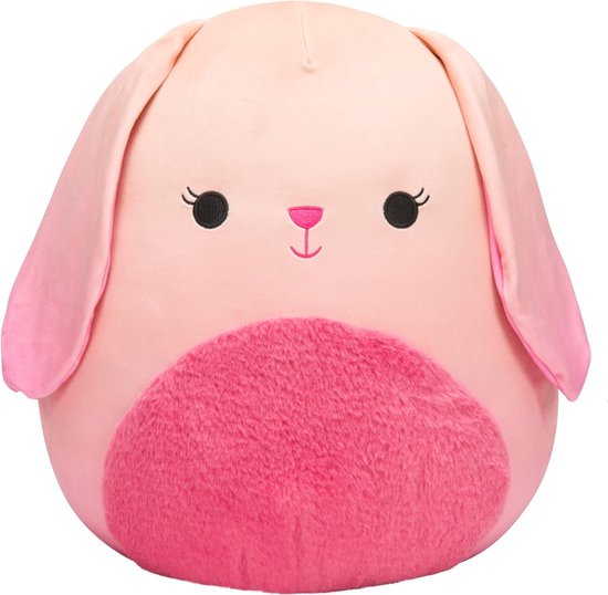 Klikkopers® - Peluche Kawaii - Peluche Squish - 25CM - Peluche Lapin Rose -  Squishy 