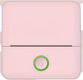 Mobiele Fotoprinter - Mini Printer - Pocket Printer - Voor Mobiel - Draadloos - Roze