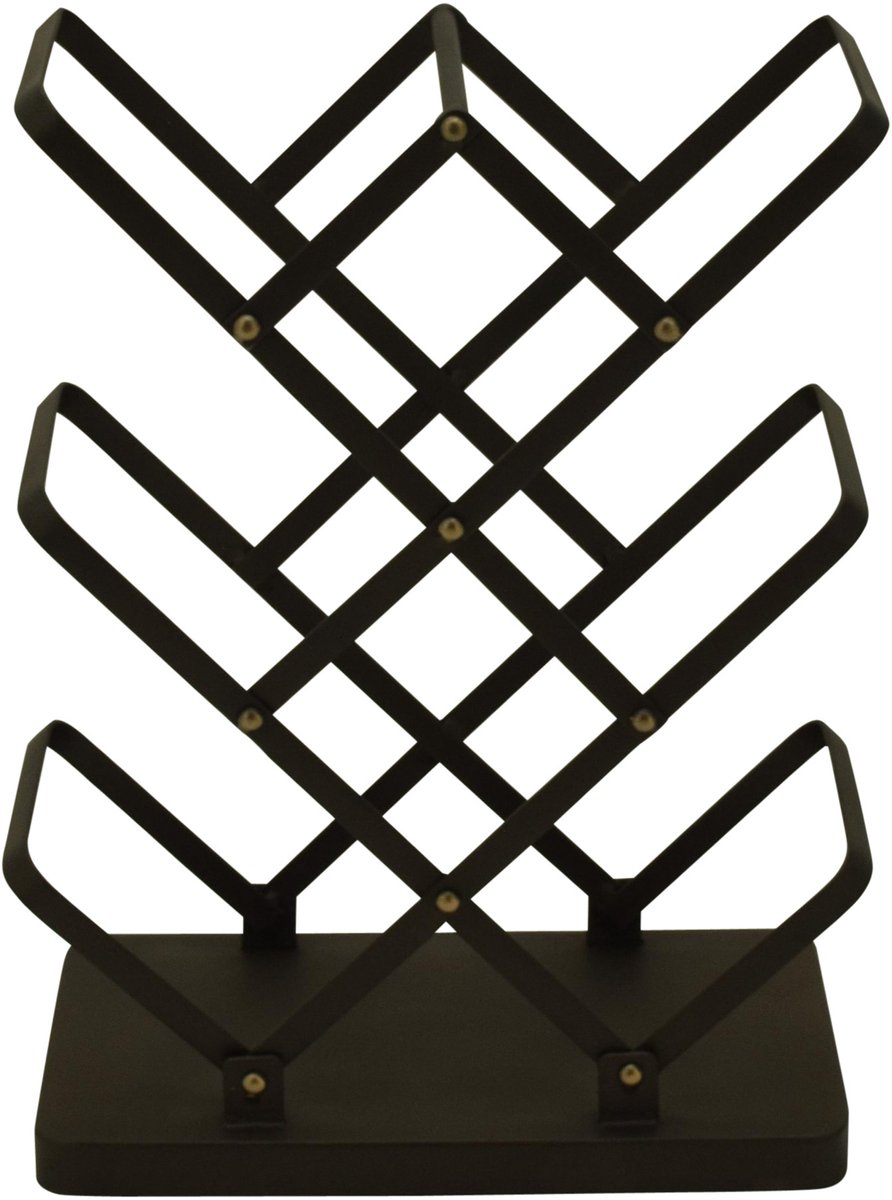 Metalen wijnrek 47 cm