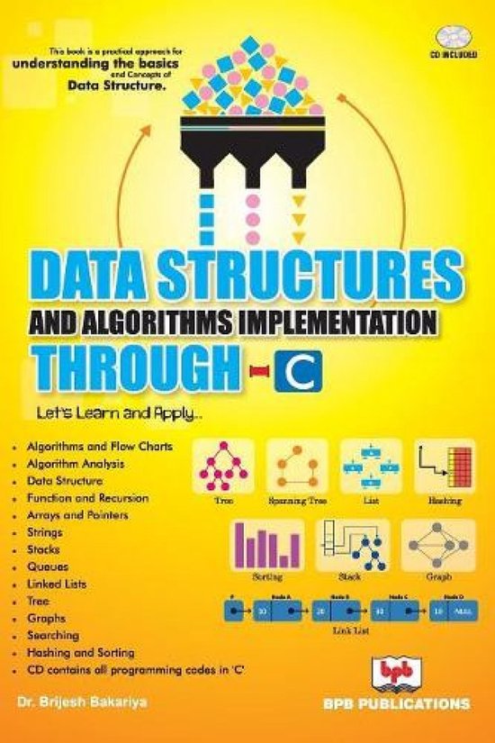 Data Structures and Algorithms Implementation Through C | 9789386551948 ...
