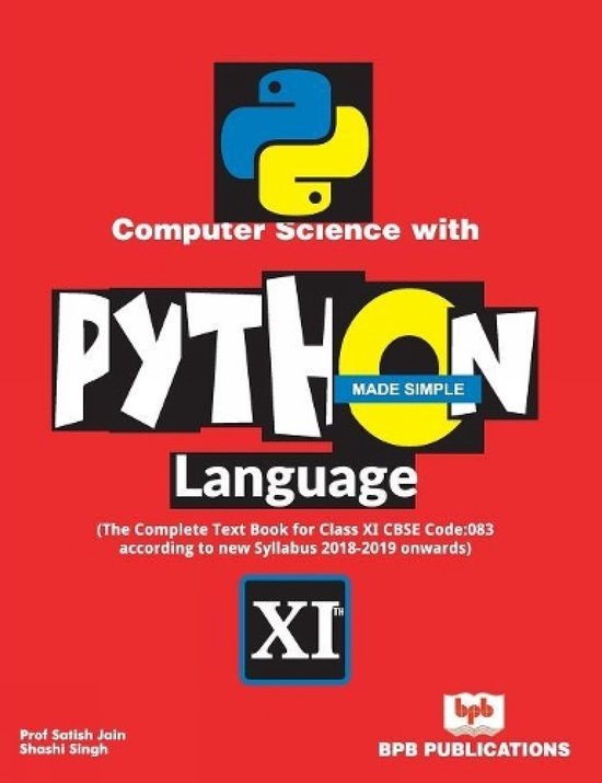 Computer Science With Python Language Made Simple | 9789388176224 ...