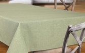 vlekbestendig en strijkvrij tafelkleed - tafelkleed met lotuseffect - tafellinnen in linnenlook - maat en kleur naar keuze, Rechthoekig 130x260 cm, Licht groen