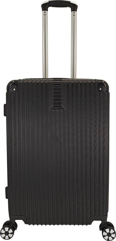 Foto: Sb travelbags bagage koffer 65cm 4 dubbele wielen trolley zwart