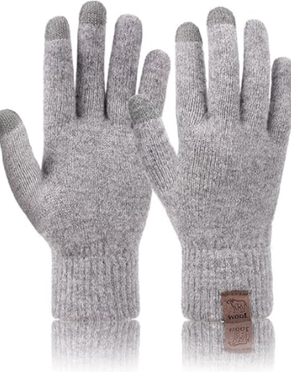 Automne hiver hommes femmes gants daim chaud thermique polaire
