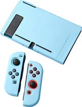Livano Case Geschikt Voor Nintendo Switch - Hoes - Beschermhoes - TPU Antislip - Accessoires - Blauw