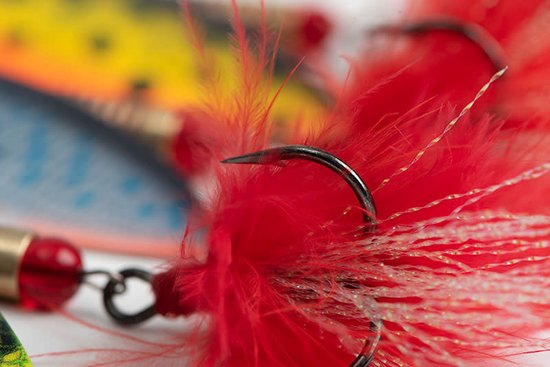 Fox Rage Ultra UV Spinners - Maat : Lemon Tiger size 6 - 26g - haak 2/0 van Fox — afbeelding 3