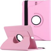 Draaibaar Hoesje - Rotation Tabletcase - Multi stand Case Geschikt voor: Samsung Galaxy Tab S2 9.7-Inch Tablet (SM-T810/SM-T815) - licht roze
