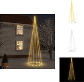 vidaXL Sapin de Noël conique lumineux - LED - 800x230 cm - Warmwit - 1 134 lumières LED- Sapin de Noël décoratif
