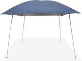 Pop Up Gazebo 3 x 3 m Gazebo with Fiberglass Pole Canopy, Waterproof, Lightweight and Portable (Blue)
