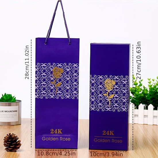 Livano Gold Rose 24k - Cadeau de la Saint-Valentin pour Cheveux - Cadeau de la Saint-Valentin pour Hem - Cadeau pour femme