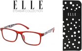 Leesbril Elle Eyewear EL15934-Rood Elle-+1.00