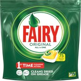 Fairy - Dreft - All in One - Original - Vaatwastabletten - Citroen - 75 Stuks - Voordeelverpakking