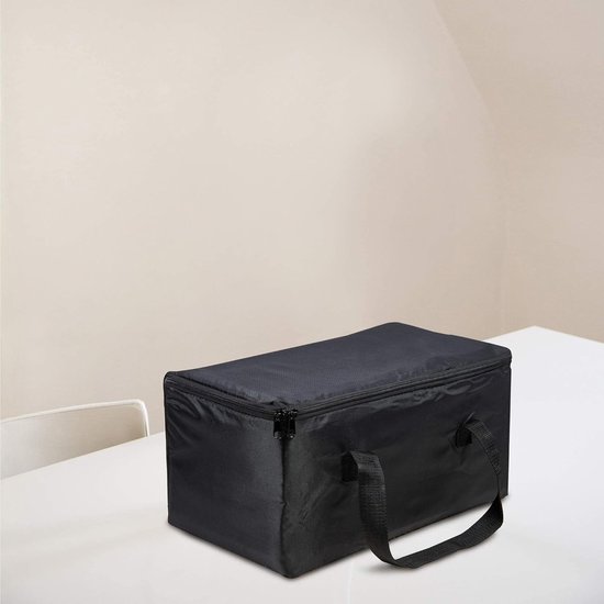 Koeltas, koelinzetstuk, thermotas voor klapbox, koelbox, thermobox, isolatie voor boodschappentas, 40 x 20 x 24 cm (zwart) van KOEL — afbeelding 3