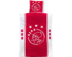 foto van Ajax-dekbedovertrek wit-rood-wit Amsterdam