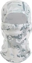 Livano Winter Masker - Balaclava - Ski Mask - Ski Masker - Bivakmuts - Full Face Mask - Wit Camouflage