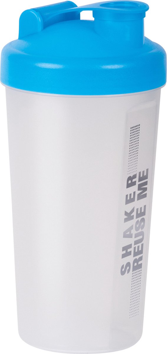 Goedkoopste Juypal Shakebeker/shaker/bidon - 700 ml - blauw - kunststof