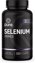 PURE Selenium - 200mcg - 120 vegan caps - mineralen