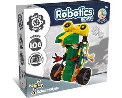 foto van Science4you Robotics Rexbot – DIY Robot Bouwset – Beweegbare Robot met 106 Stukken & Educatief Boek – Leeftijd 8+