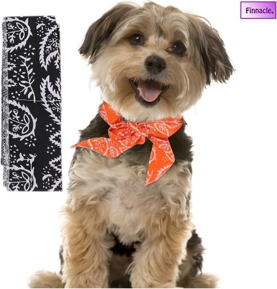 Finnacle - Honden bandana -Stijlvolle hond - Tegen kou en hete zon in de nek - Zwart